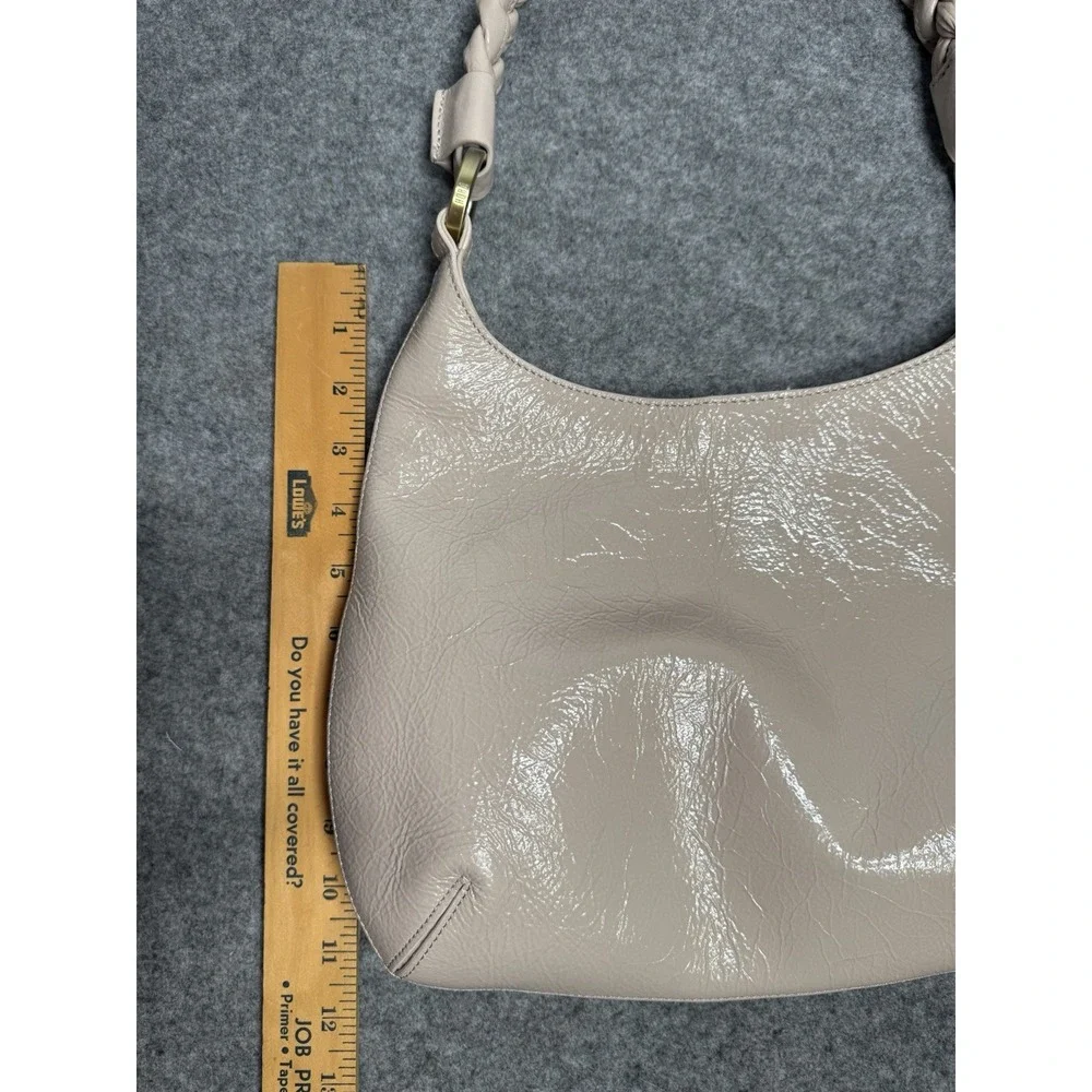 HOBO Brand Madison Shoulder Bag Ivory/Taupe Leather NWOT